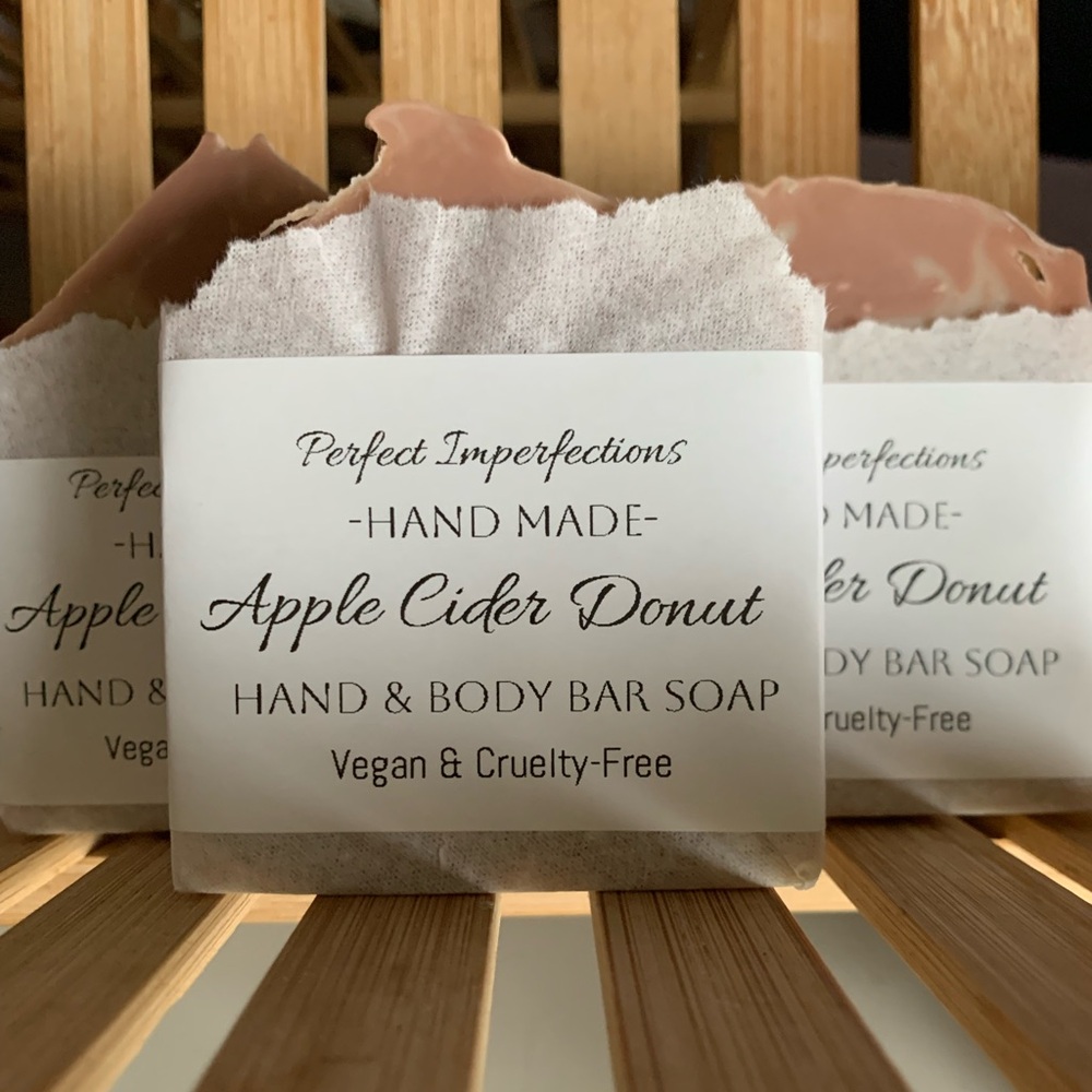 Luxurious Autumn Apple Cider Donut Hand And Body Bar Soap link in bio